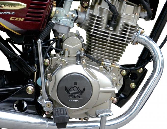 Bici ahorro de energía 4 de gas de la motocicleta - refrigeración por aire del solo cilindro del movimiento